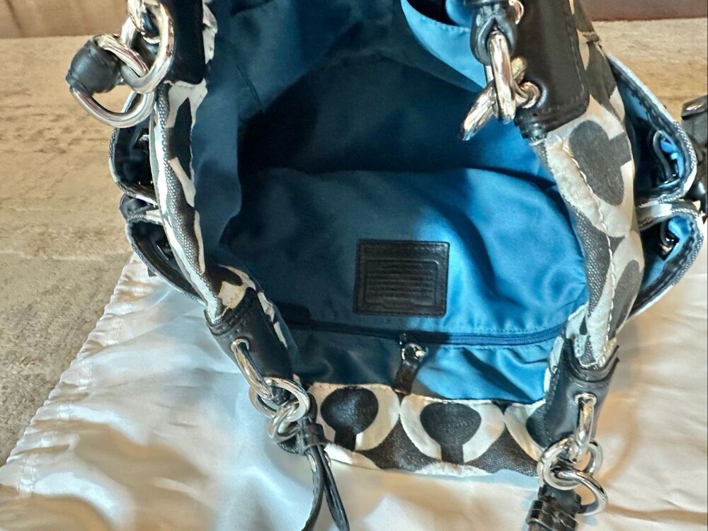 Coach OP Signature Shoulder Purse Tote - Picture 9 of 10